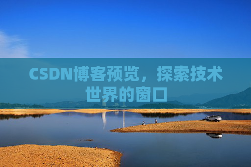 CSDN博客预览，探索技术世界的窗口